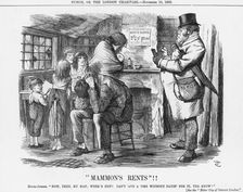 Mammon's Rents! 1883. Artist: Joseph Swain
