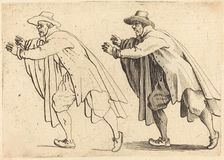Man Moving Abruptly, c. 1617. Creator: Jacques Callot
