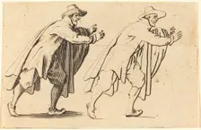 Man Moving Abruptly, c. 1622. Creator: Jacques Callot