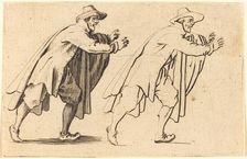 Man Moving Abruptly, c. 1622. Creator: Jacques Callot