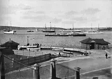 Man o War Stairs and Farm Cove, c1900. Creator: Unknown