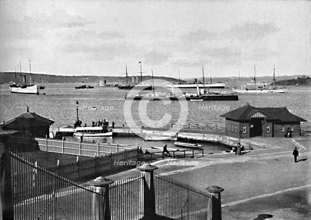 'Man o' War Stairs and Farm Cove, c1900. Creator: Unknown.