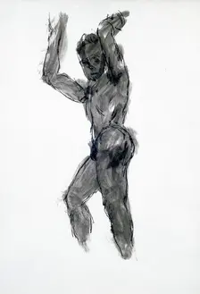 Man of Profile Upright Washing C1920. Creator: Francis Picabia