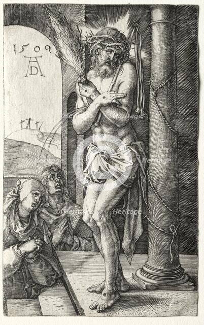 Man of Sorrows by the Column, 1509. Creator: Albrecht Dürer (German, 1471-1528).