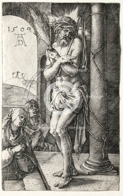 Man of Sorrows by the Column, 1509. Creator: Albrecht Dürer (German, 1471-1528).