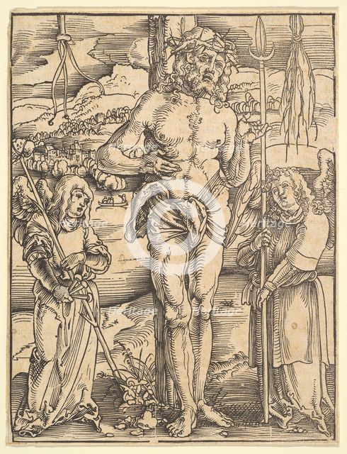 Man of Sorrows, from Speculum Passionis Domini Nostri Ihesu Christi, 1507. Creator: Hans Baldung.
