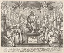 Man of Sorrows with the Three Marys and the Evangelists,.n.d. Creator: Adriaen Collaert