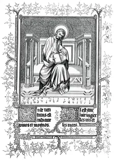 Man of Sorrow, or Christ showing the sign of the cross, (1870)
