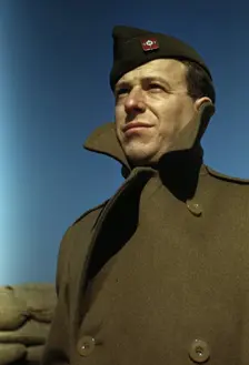 Man of the Fort Story, Va. coastal defense, 1942. Creator: Alfred T Palmer