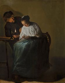 Man Offering Money to a Young Woman, 1631. Creator: Judith Leyster