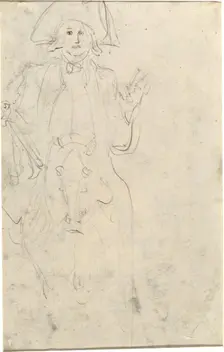 Man on a Horse [verso]. Creator: Jean-Honore Fragonard
