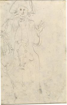Man on a Horse [verso]. Creator: Jean-Honore Fragonard