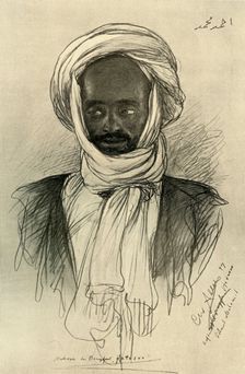 Man on board the Hatasoo steamboat, Egypt, 1898. Creator: Christian Wilhelm Allers