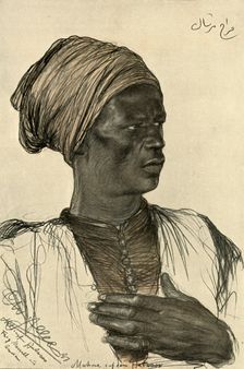 Man on board the Hatasoo steamboat, Egypt, 1898. Creator: Christian Wilhelm Allers