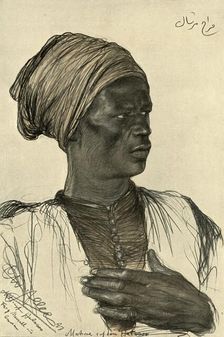 Man on board the Hatasoo steamboat, Egypt, 1898. Creator: Christian Wilhelm Allers