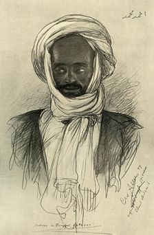 Man on board the Hatasoo steamboat, Egypt, 1898. Creator: Christian Wilhelm Allers