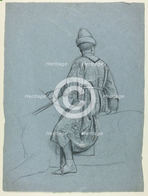 Man on Horseback, n.d. Creator: Henry Stacy Marks.
