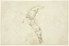 Man on Horseback, Raising Right Arm, n.d. Creator: Stefano della Bella
