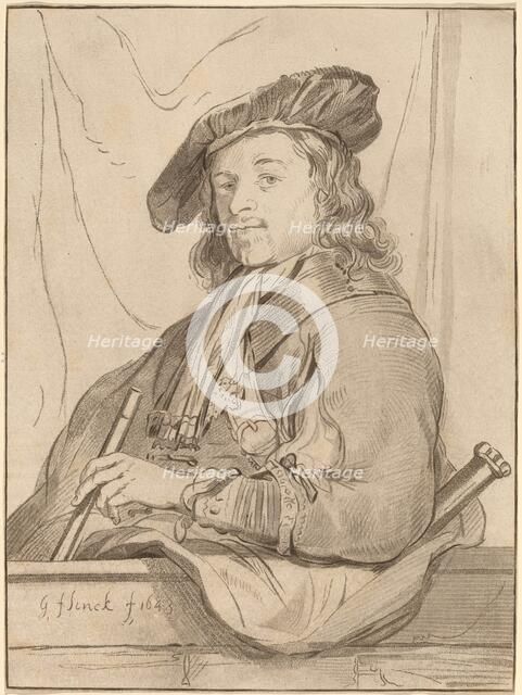 Man at the Parapet, 1773, published 1774. Creator: Bernhard Schreuder.