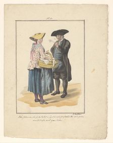 Man and wife of Walcheren, 1803-c.1899. Creator: J. Enklaar