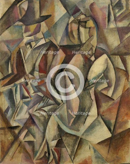 Man and woman, 1915. Creator: Pascin, Jules (1885-1930).