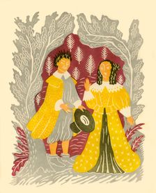 Man and woman, 1937, (1946). Creator: M.R.H. Farrar