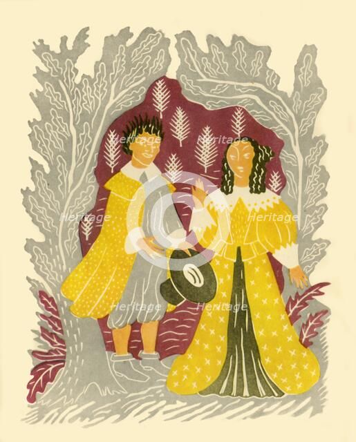 Man and woman, 1937, (1946). Creator: M.R.H. Farrar.