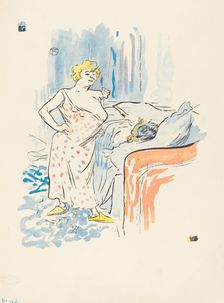Man and Woman. Creator: Henri de Toulouse-Lautrec