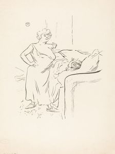 Man and Woman. Creator: Henri de Toulouse-Lautrec