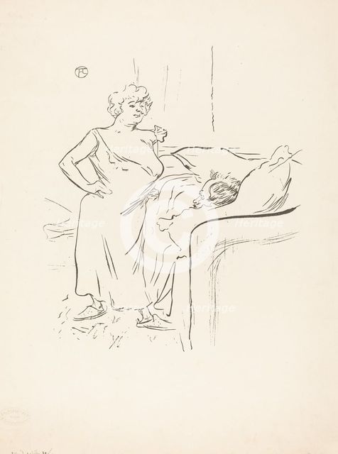 Man and Woman. Creator: Henri de Toulouse-Lautrec.