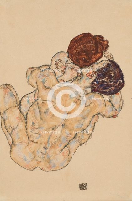Man and Woman (Embrace), 1917.