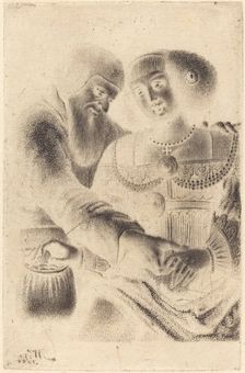 Man and Woman Embracing. Creator: Master NW