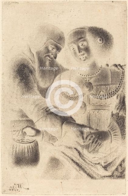 Man and Woman Embracing. Creator: Master NW.