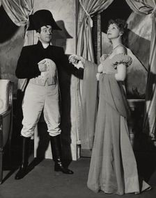 Man and woman, standing, 1938. Creator: Unknown