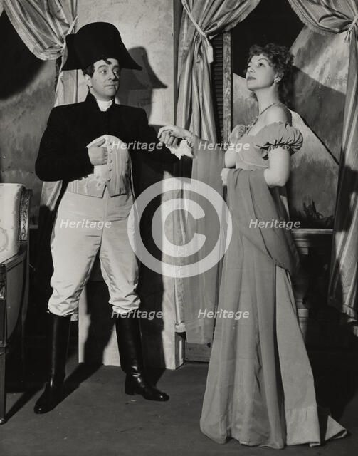 Man and woman, standing, 1938. Creator: Unknown.