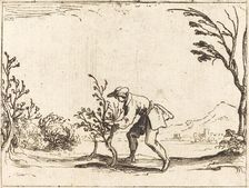 Man Cutting a Balm-Tree. Creator: Jacques Callot