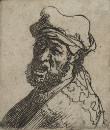 Man Crying Out, Three-Quarters Left: Bust, ca. 1629., ca. 1629. Creator: Rembrandt Harmensz van Rijn
