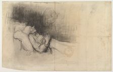 Man Dreaming, 1825-80. Creator: Unknown