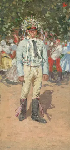 Man from Lanzhot, 1900-1910. Creator: Joza Uprka