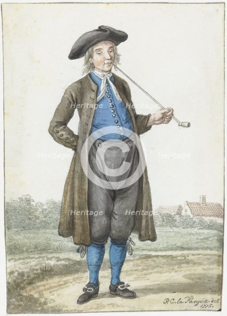 Man from Molkwerum, 1775. Creator: Paulus Constantijn la Fargue.