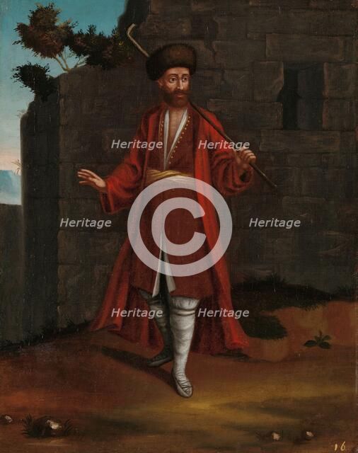 Man from the Bulgarian Coast, 1700-1737. Creator: Workshop of Jean Baptiste Vanmour.
