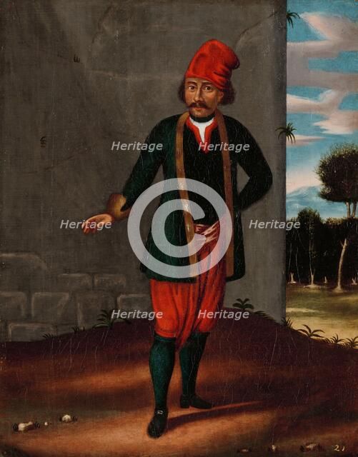 Man from the Island of Tinos, 1700-1737. Creator: Workshop of Jean Baptiste Vanmour.
