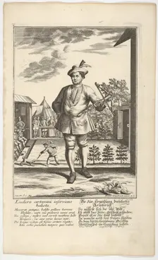 Man Holding a Crossbow. Creator: Martin Engelbrecht