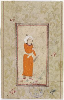 Man holding out a cup, 1700-1799. Creator: Unknown