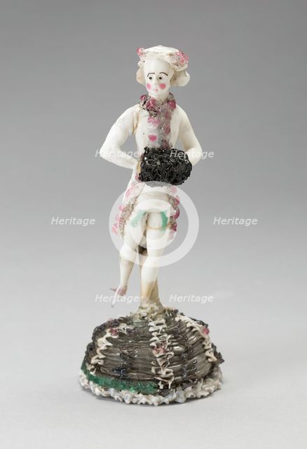 Man Holding Muff, France, 1750/99. Creator: Verres de Nevers.