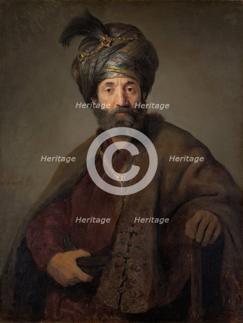 Man in Oriental Costume, 1635. Creator: Rembrandt Harmensz van Rijn.