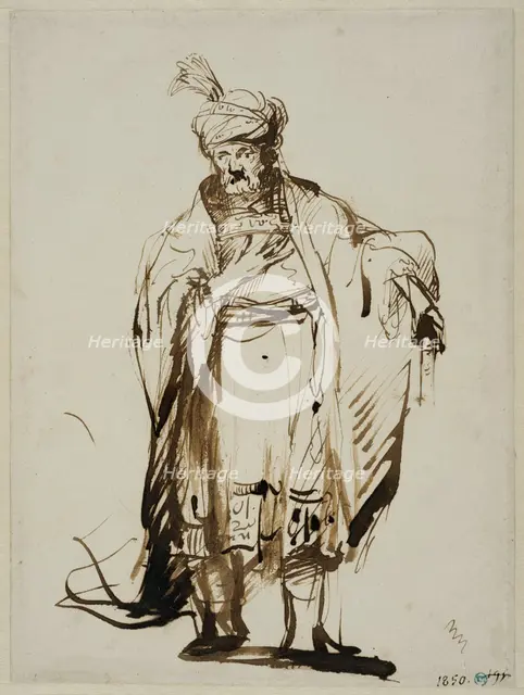 Man in oriental costume. Creator: Ferdinand Bol.