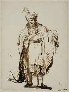 Man in oriental costume. Creator: Ferdinand Bol