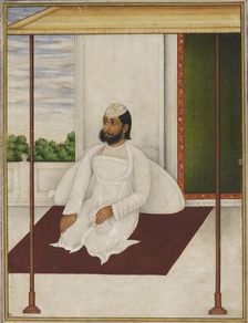 Man in a flowered skull cap, 19th century