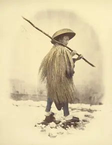 Man in a Straw Coat, 1866-1867. Creator: Felice Beato